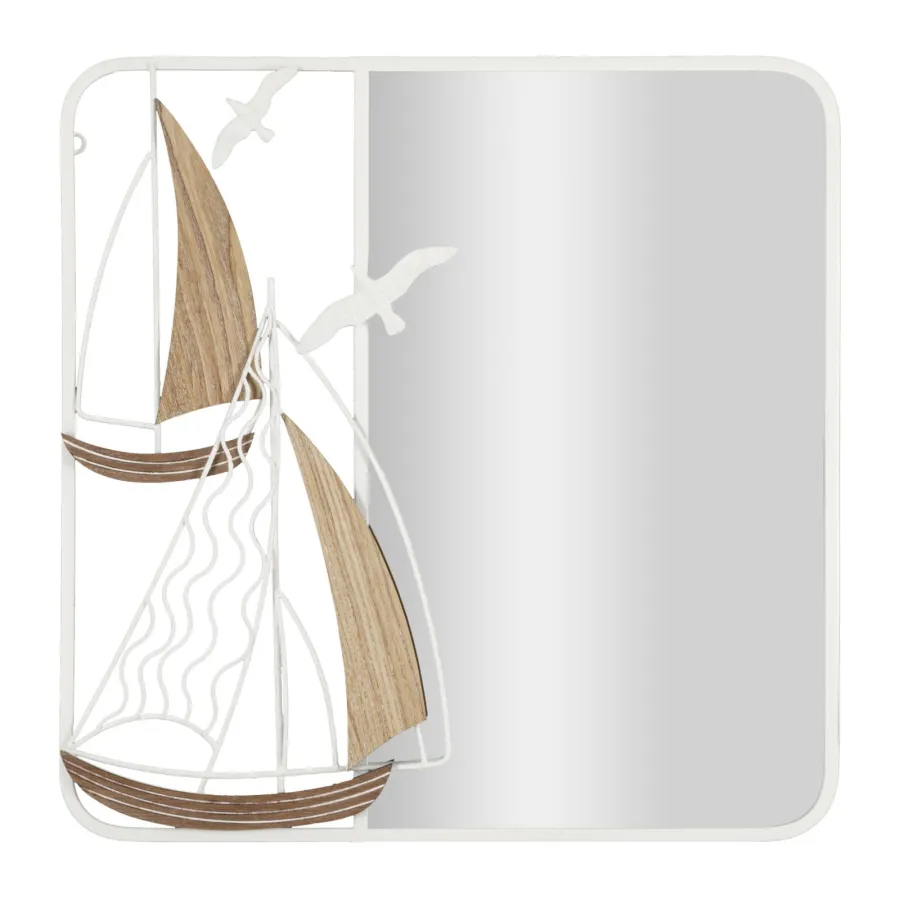 Lustro ścienne Adriatic 60X4,4X60 cm (wymiar lustra 35,5X58 cm)